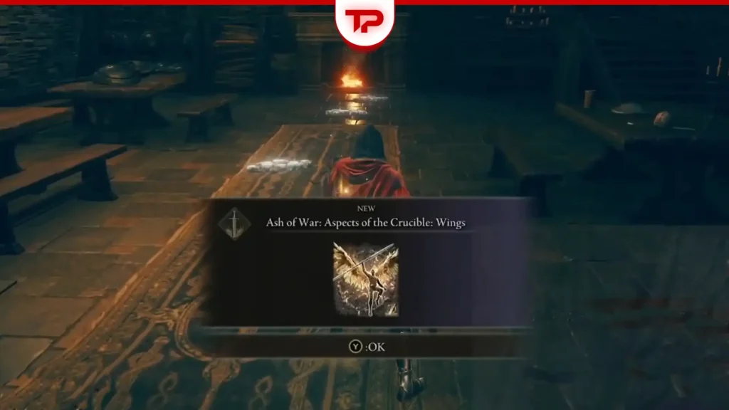 Get Crucible Wings from Black Knight Edredd