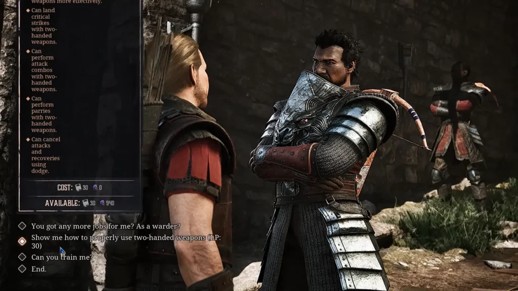 Gothic Remake: Choosing a Two-Handed Trainer — source reference