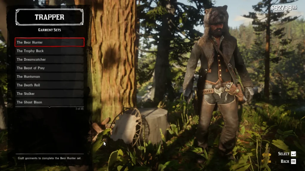 RDR2 Trapper Outfits: A Practical Garment-Set Checklist — map or equipment detail