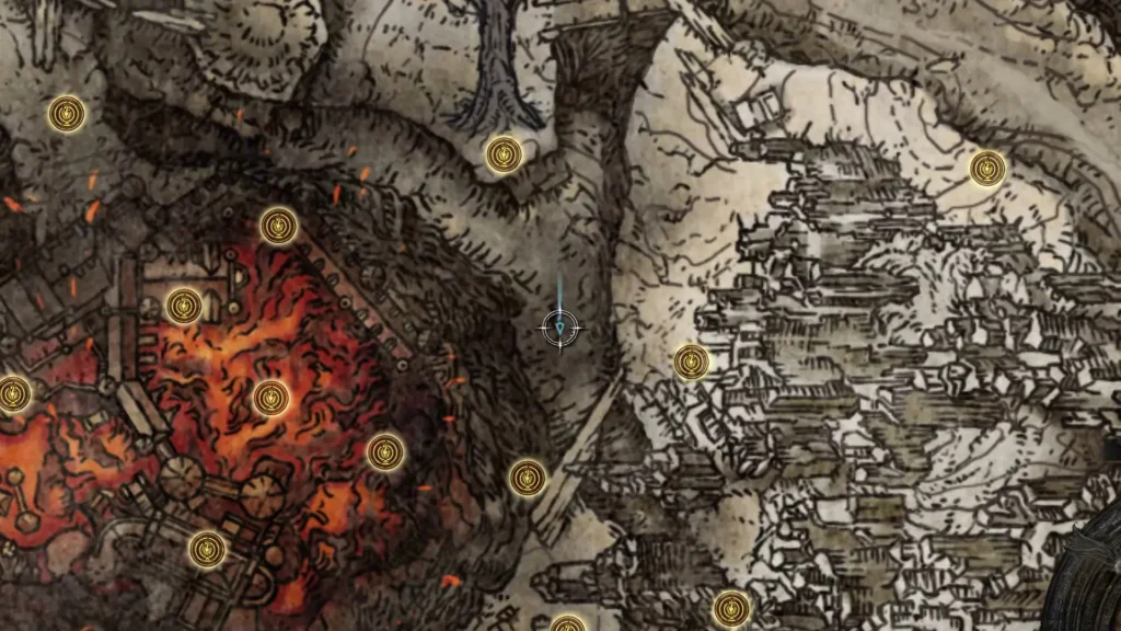 Elden Ring Mount Gelmir Golden Seed Locations — reference image