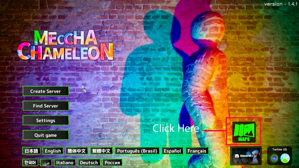 نقشههای Meccha Chameleon؛ نصب، بررسی و آمادهسازی بازی؛ تصویر مرجع